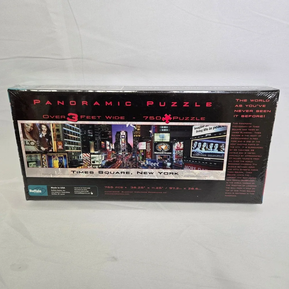 Panoramic Puzzle, Times Square‎ New York, 765 Pieces, 38.25